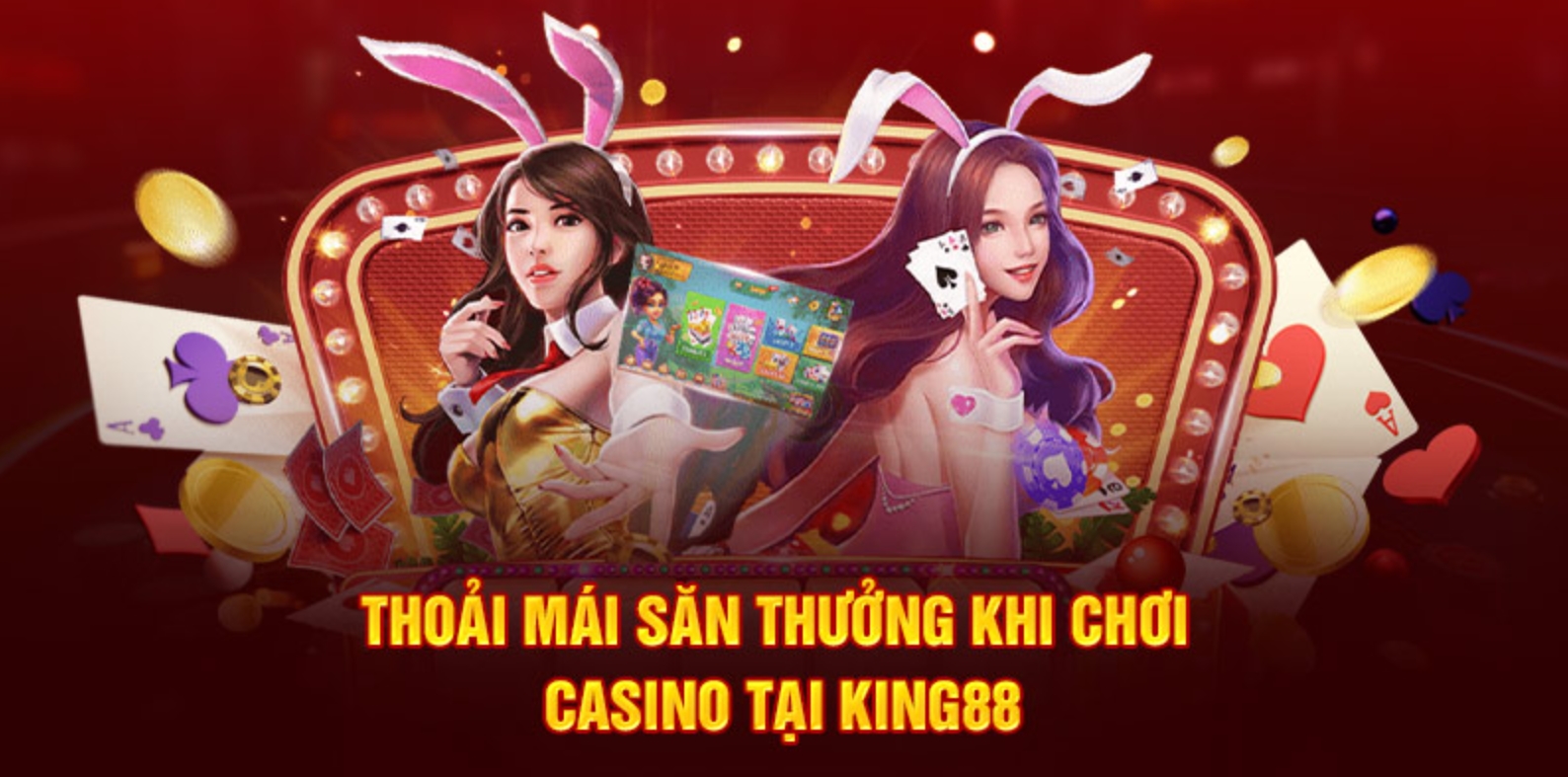 Trải nghiệm game bài không giới hạn cùn Casino online King88